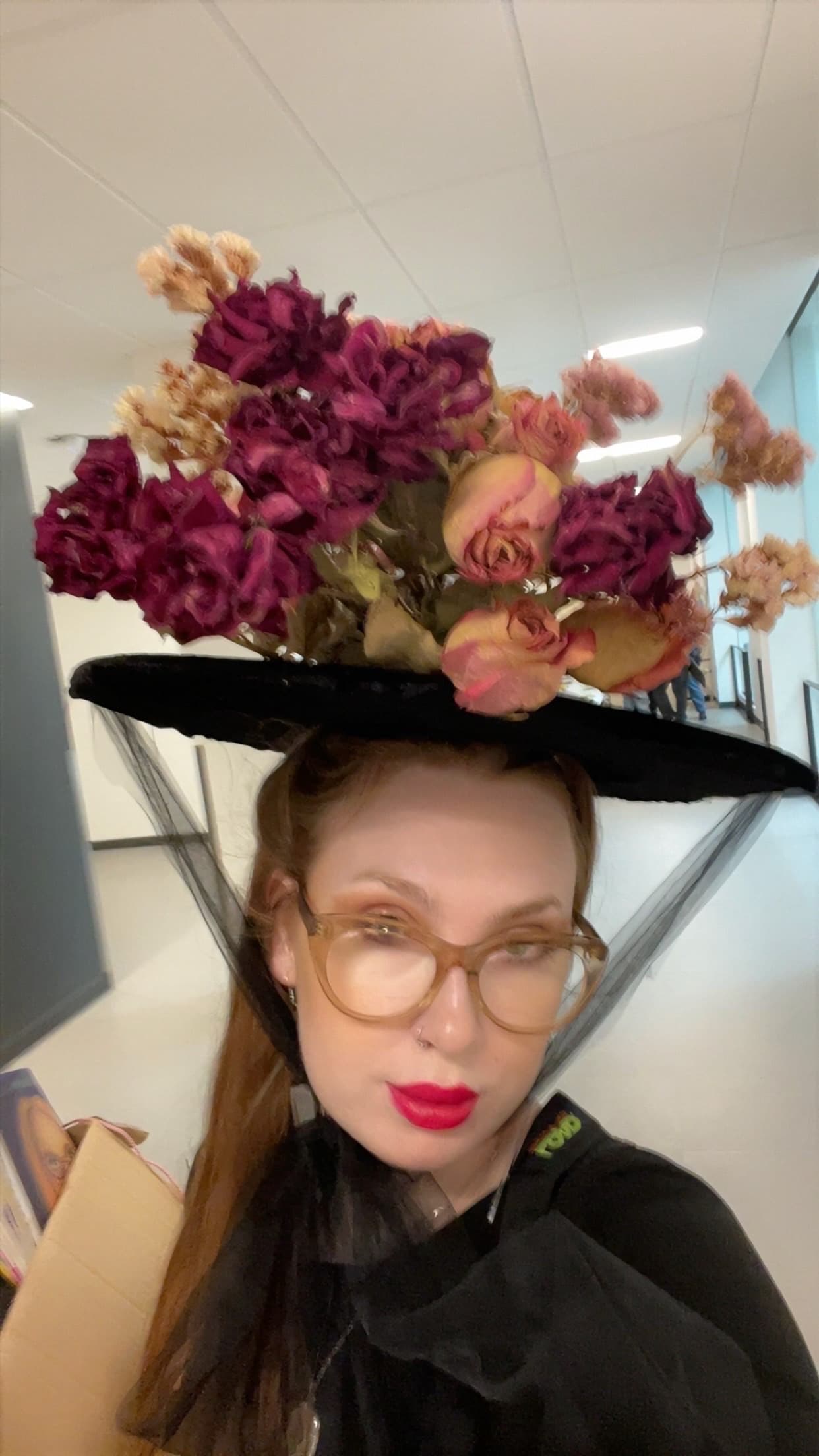 Artwork by Sel Tasteme titled Sel and Hat Bouquet 1.
